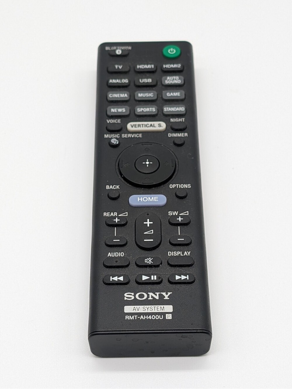 Sony RMT-AH400U AV System Remote Control